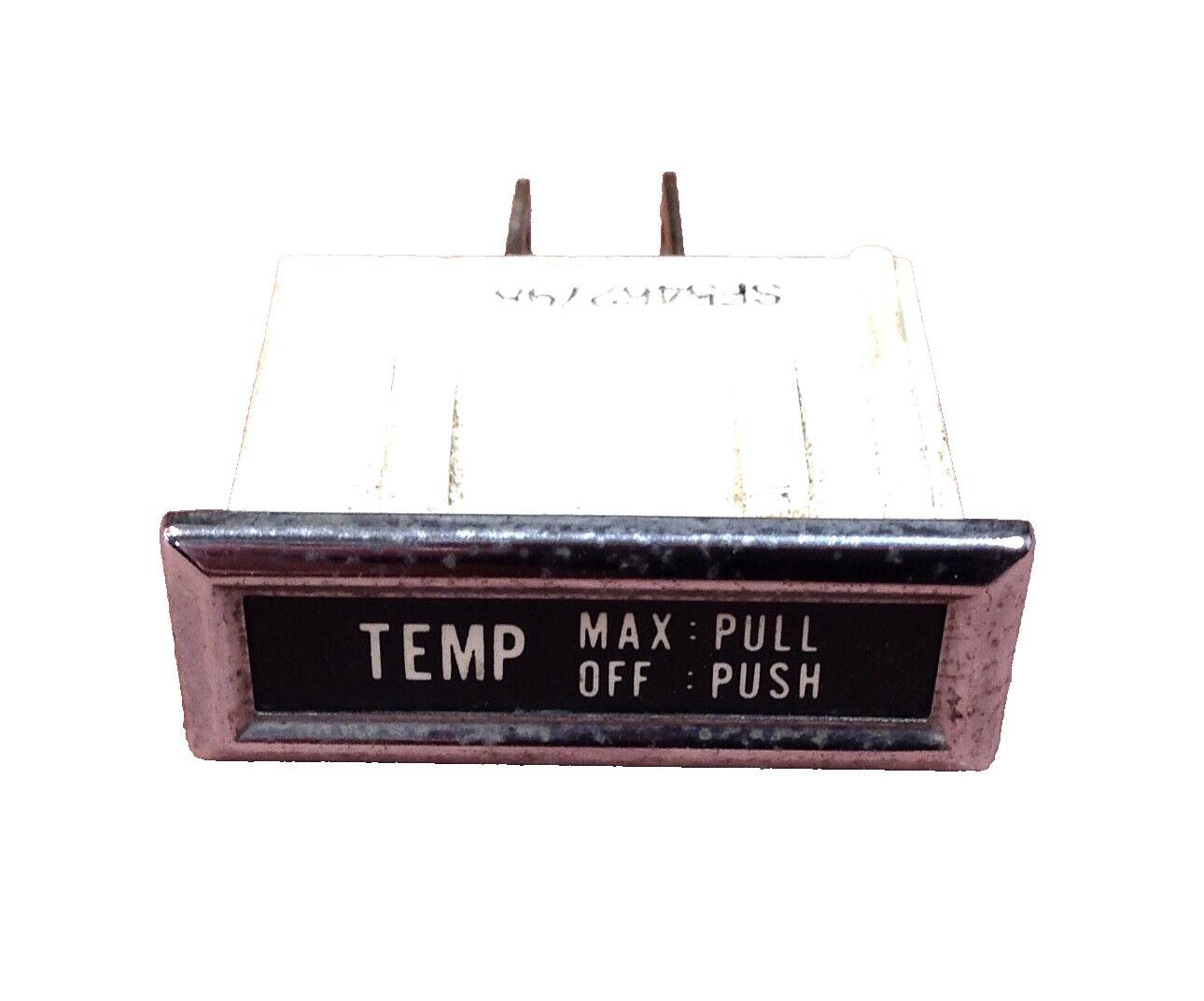 Jeep CJ TEMP indicator light dash gauge panel Temperature CJ5 CJ7 AMC