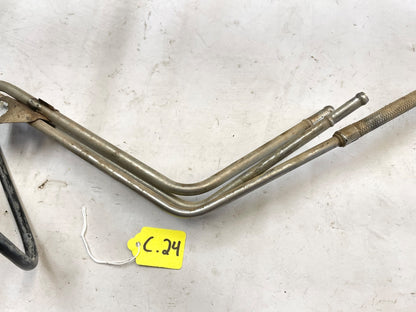 Jeep TJ Wrangler 4.0 fuel lines Engine Fuel Rail to Frame stainless fit 03-06