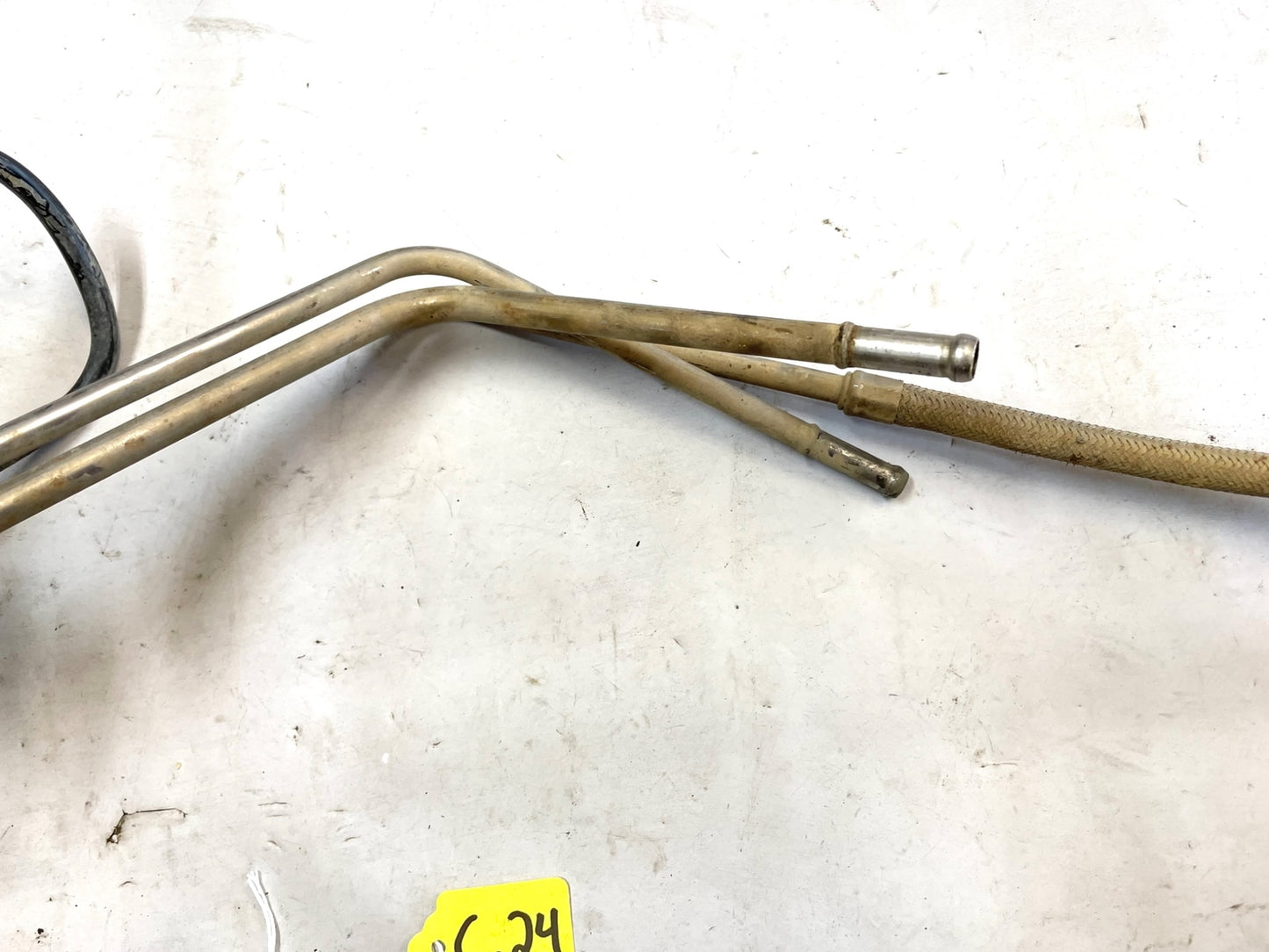 Jeep TJ Wrangler 4.0 fuel lines Engine Fuel Rail to Frame stainless fit 03-06