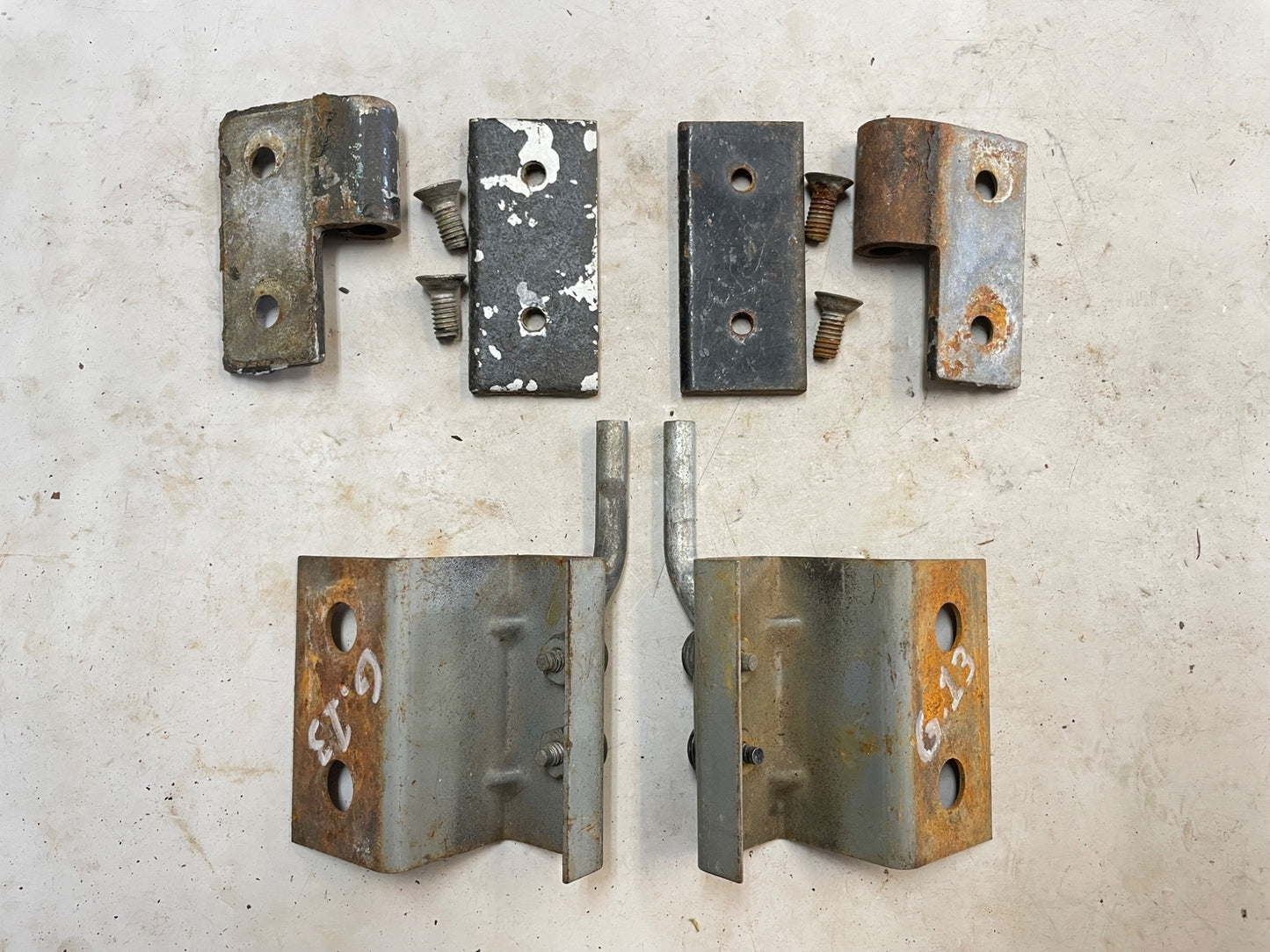 Jeep YJ CJ door catch Lower Door Hinge hard soft doors catches CJ5 CJ7 Wrangler