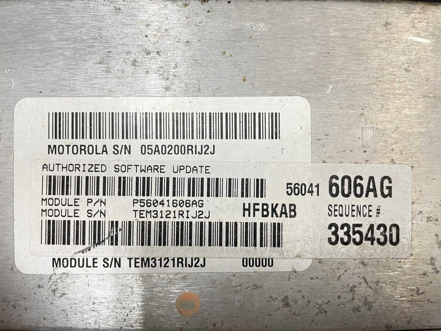 JEEP 02 LIBERTY Computer ECM 56041606AG Computer Engine Control Module PCM ECU!