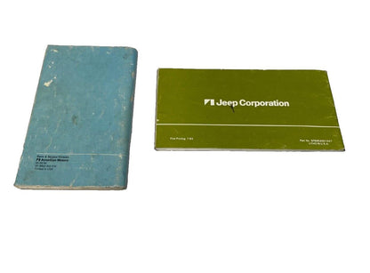 84 Jeep Grand Wagoneer J10 J20 Owners Manual Warranty and Maintenance  Guide