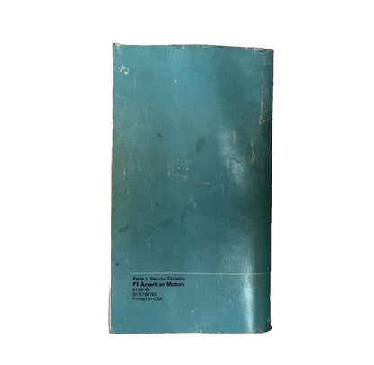 84 Jeep Wagoneer J10 J20 Truck Owners Manual Original Free Shipping!