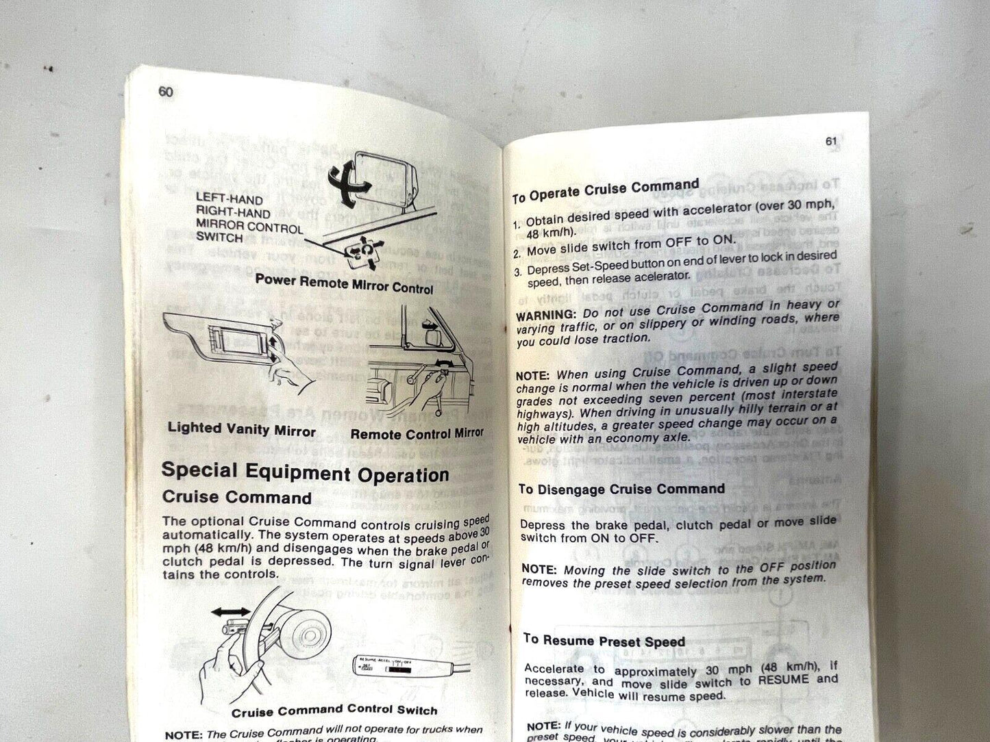 84 Jeep Wagoneer J10 J20 Truck Owners Manual Original Free Shipping!