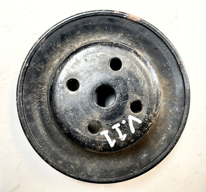 Jeep 6 cylinder Water Pump Fan Pulley 2 groove 4.2 YJ CJ7 3236658 258 FREE SHIP
