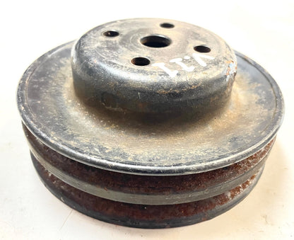 Jeep 6 cylinder Water Pump Fan Pulley 2 groove 4.2 YJ CJ7 3236658 258 FREE SHIP