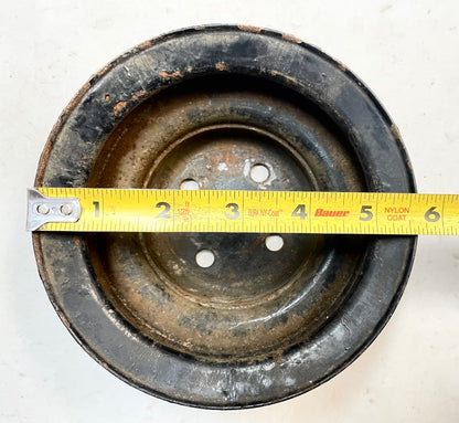 Jeep 6 cylinder Water Pump Fan Pulley 2 groove 4.2 YJ CJ7 3236658 258 FREE SHIP