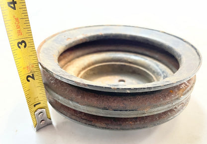 Jeep 6 cylinder Water Pump Fan Pulley 2 groove 4.2 YJ CJ7 3236658 258 FREE SHIP