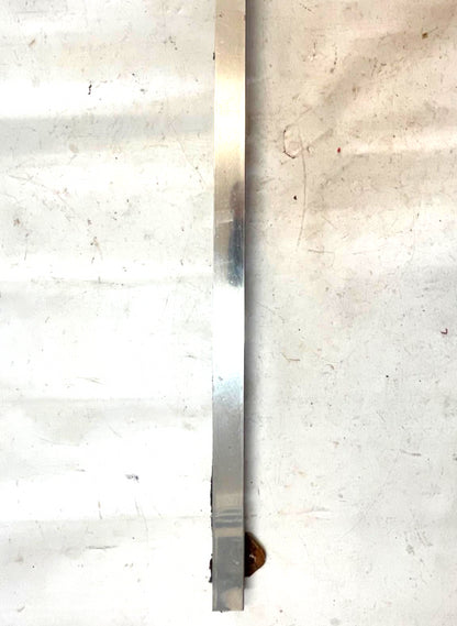 Jeep CJ7 full Door vent window channel divider strip right passenger side chrome