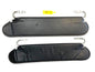 Jeep YJ sun Visor dark grey left right pair factory visors Wrangler 87-95 gray