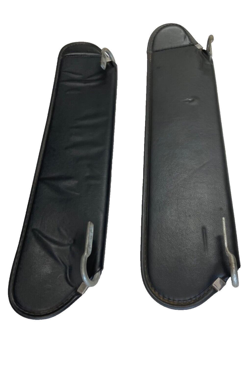 Jeep YJ sun Visor dark grey left right pair factory visors Wrangler 87-95 gray