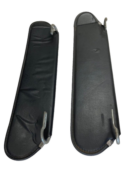 Jeep YJ sun Visor dark grey left right pair factory visors Wrangler 87-95 gray