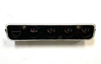 Jeep YJ Center Gauge Cluster WRANGLER 92-95 Fuel Temp Oil Pressure Volt