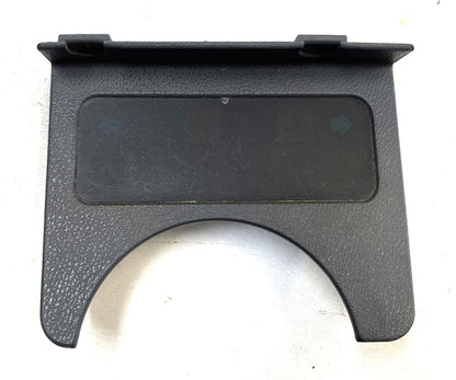 Jeep YJ grey warning light dash trim bezel Wrangler trouble lights gray column!