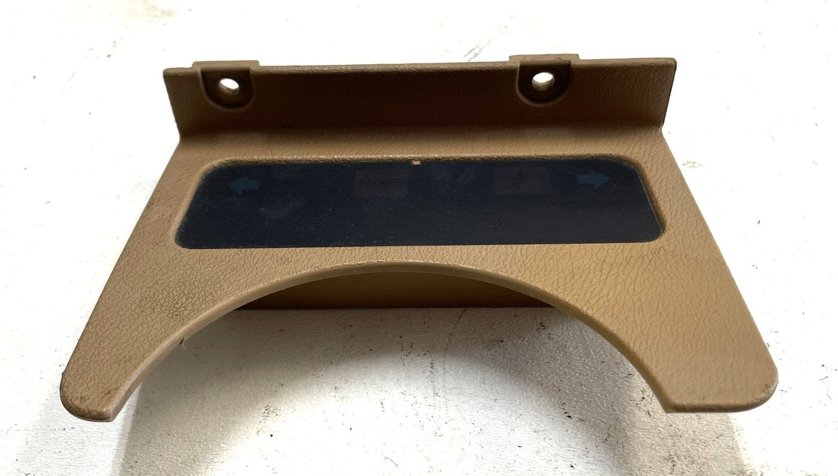 Jeep YJ warning light dash trim bezel 87-91 Wrangler trouble spice tan