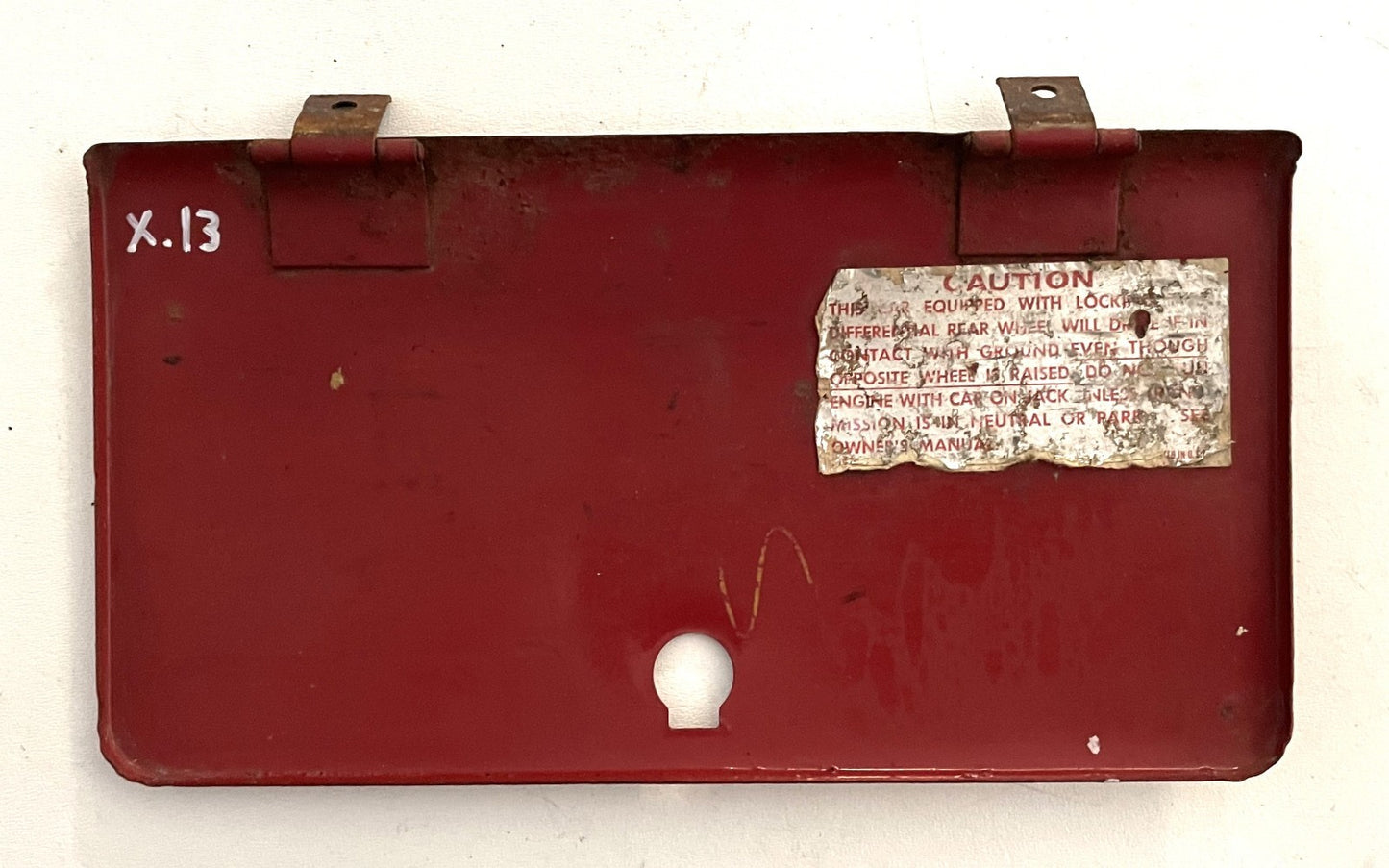 Jeep CJ glove box door lid CJ5 CJ7 CJ8 72-82 push button latch Red