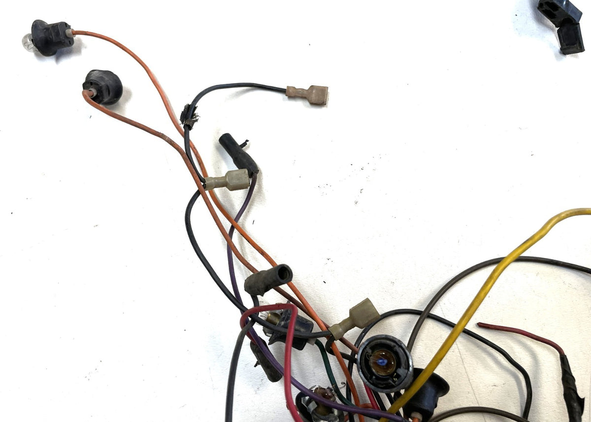 83-86 Jeep CJ5 CJ7  dash wiring harness gauge panel fuse block READ DESCRIPTION