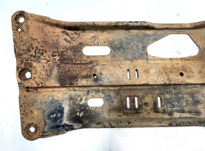 Jeep YJ transmission crossmember metal Mount Skid Plate Belly Pan 87-95 Wrangler