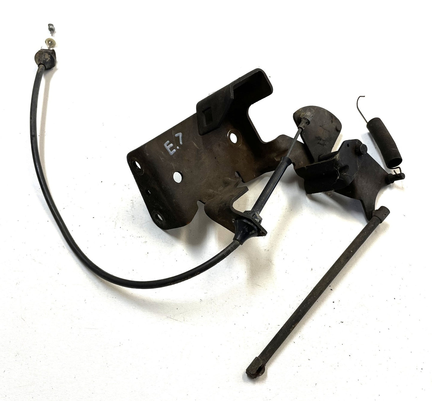 Jeep CJ six cylinder throttle linkage w/ rod and cable CJ5 CJ7 258 4.2 manifold
