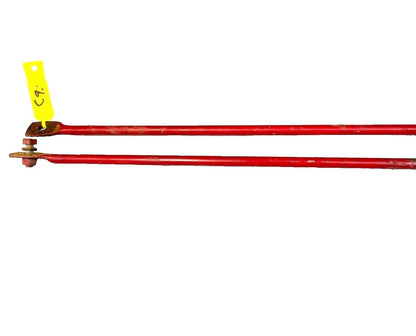 Jeep Wrangler YJ Grille Red Support Rods 87-95 Free Ship