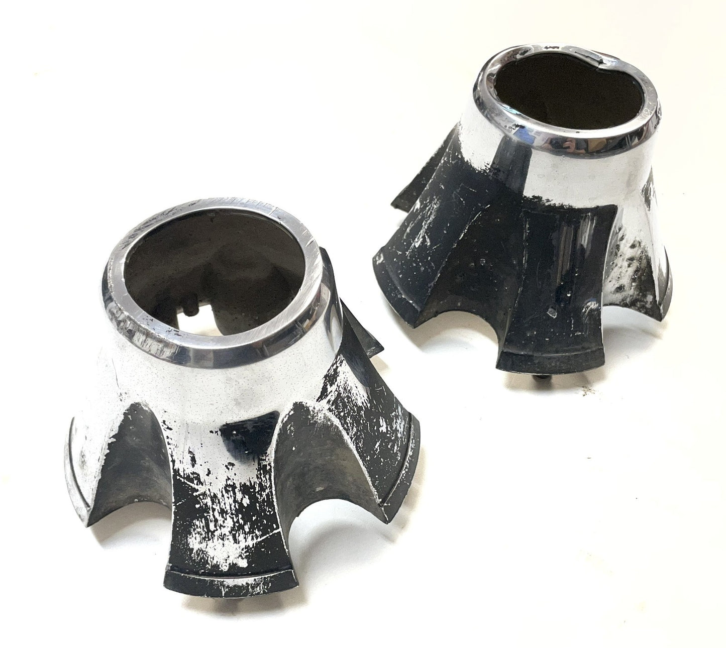 Jeep Laredo Chrome Center Caps Front Wheels CJ5 CJ7 CJ8 AMC Cap Wheel Centers !