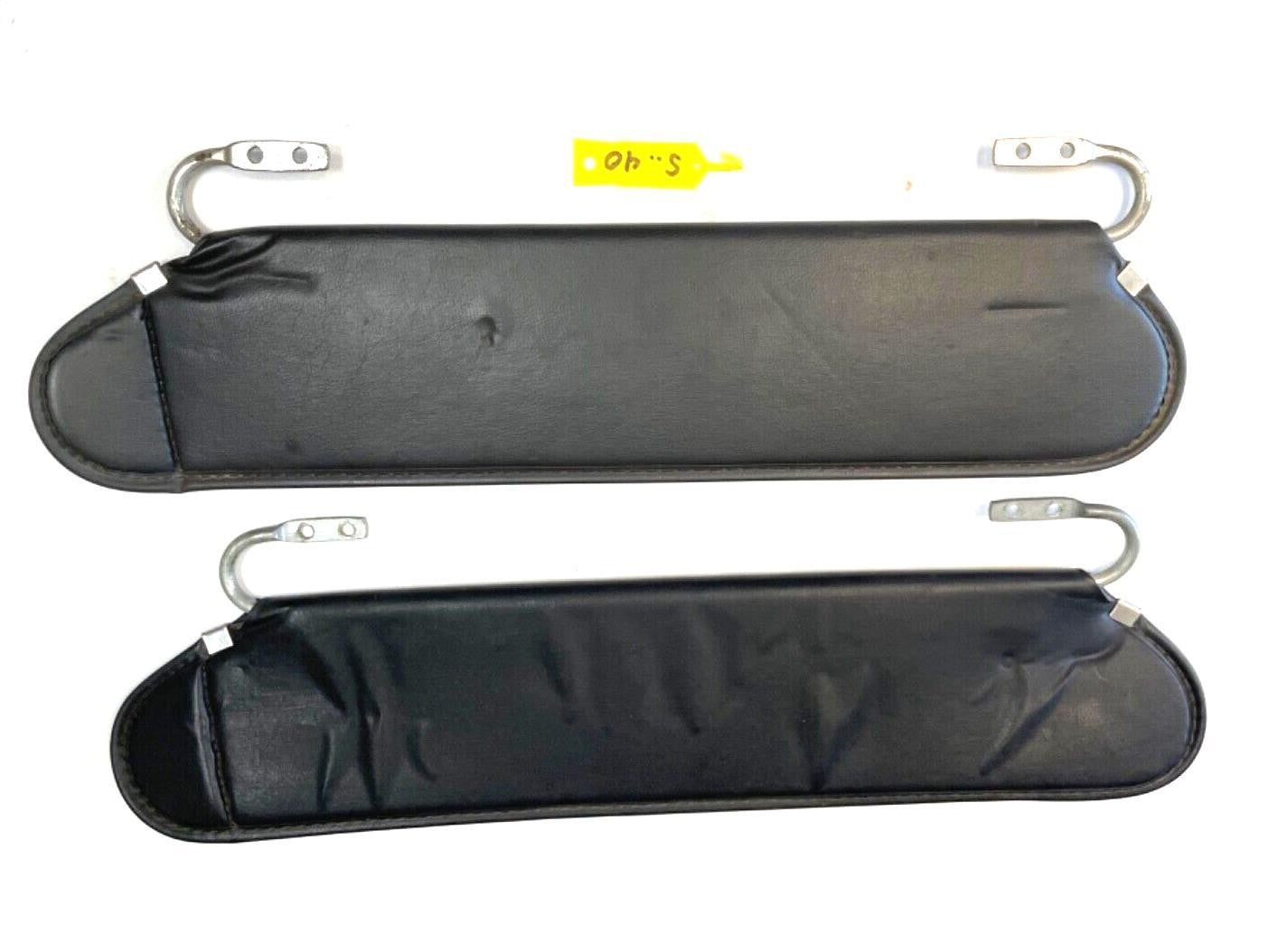 Jeep YJ sun Visor dark grey left right pair factory visors Wrangler 87-95 gray