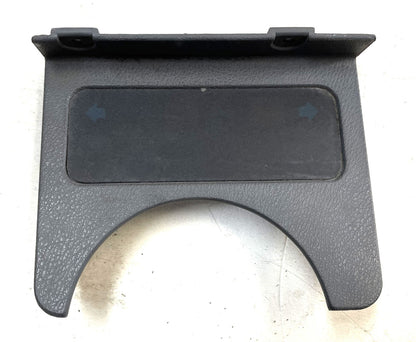 Jeep YJ grey warning light dash trim bezel Wrangler trouble lights gray column!