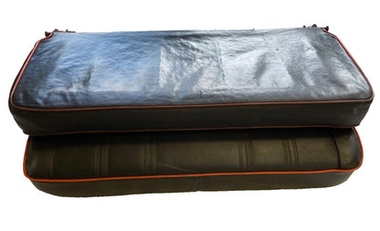 Jeep CJ7 Spring Special Black Back seat RED piping Factory 1985 FREE SHIPPING