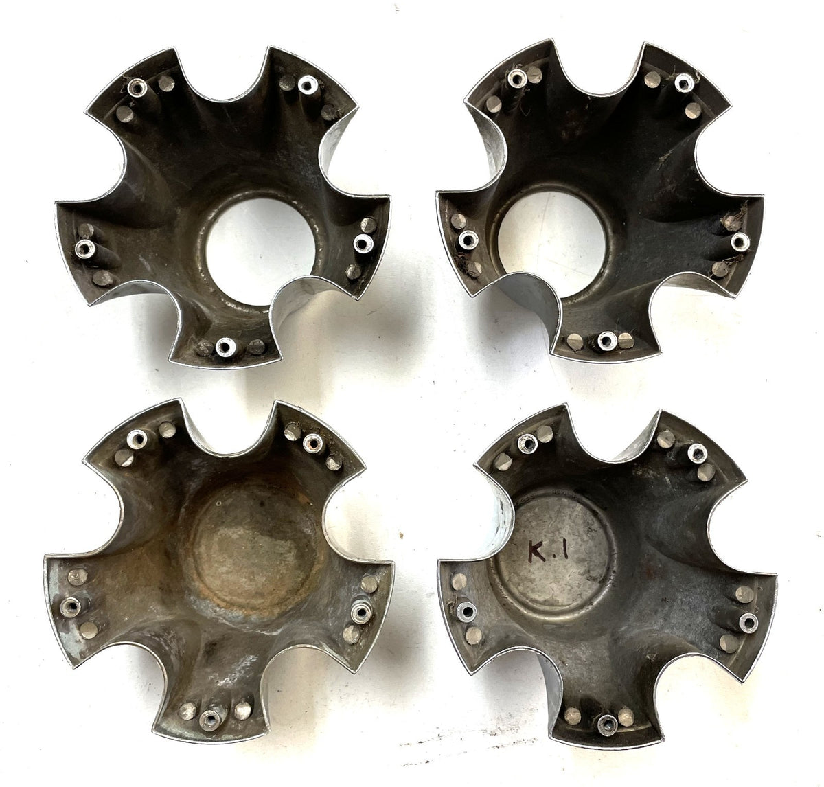 Jeep CJ Center Caps CJ5 CJ7 FACTORY Chrome Wheel Centers Laredo Cap !
