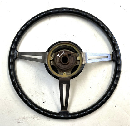 Jeep CJ steering wheel CJ5 CJ7 76-86 AMC horn button black J10 Cherokee AMC FSJ