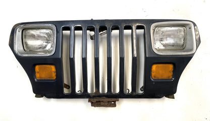Jeep YJ grill navy blue grille Head lights signals fits 87-95 Wrangler FREE SHIP