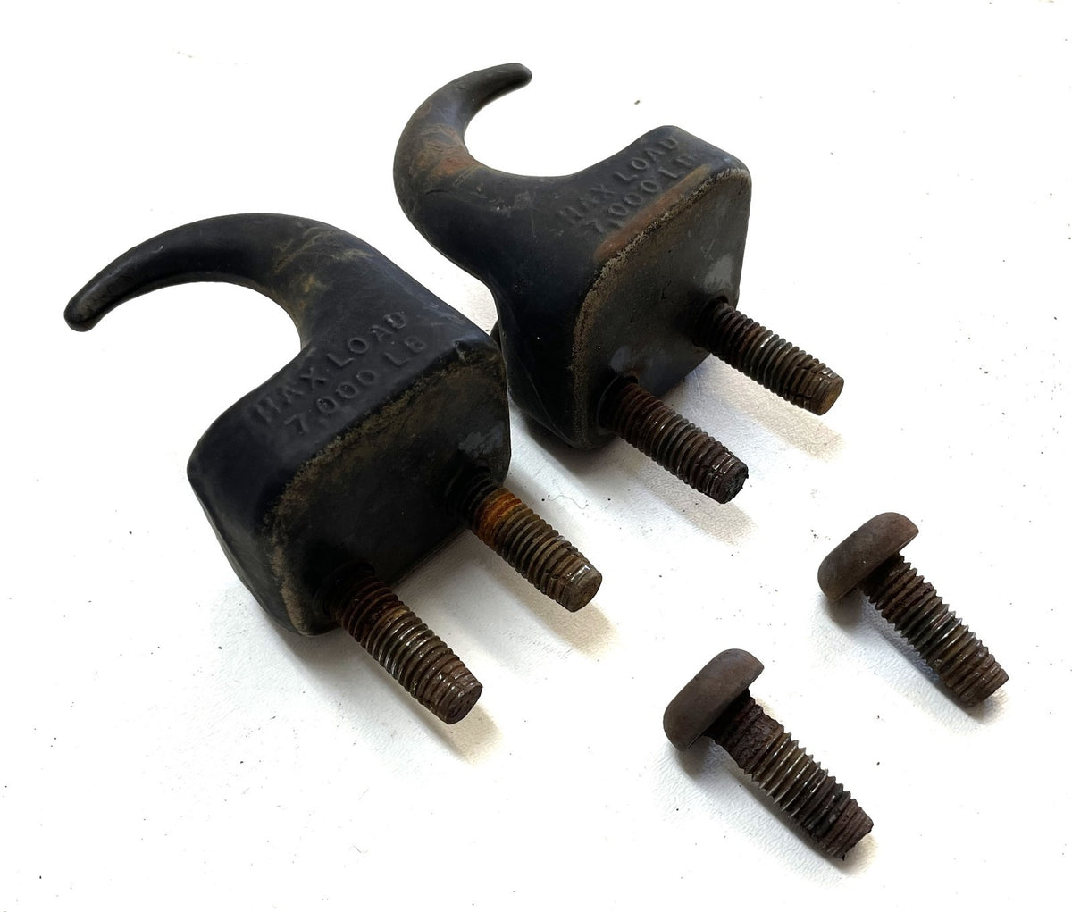 Jeep TJ Wrangler Factory Front Tow Hooks with bolts FREE SHIPPING fits 97-06