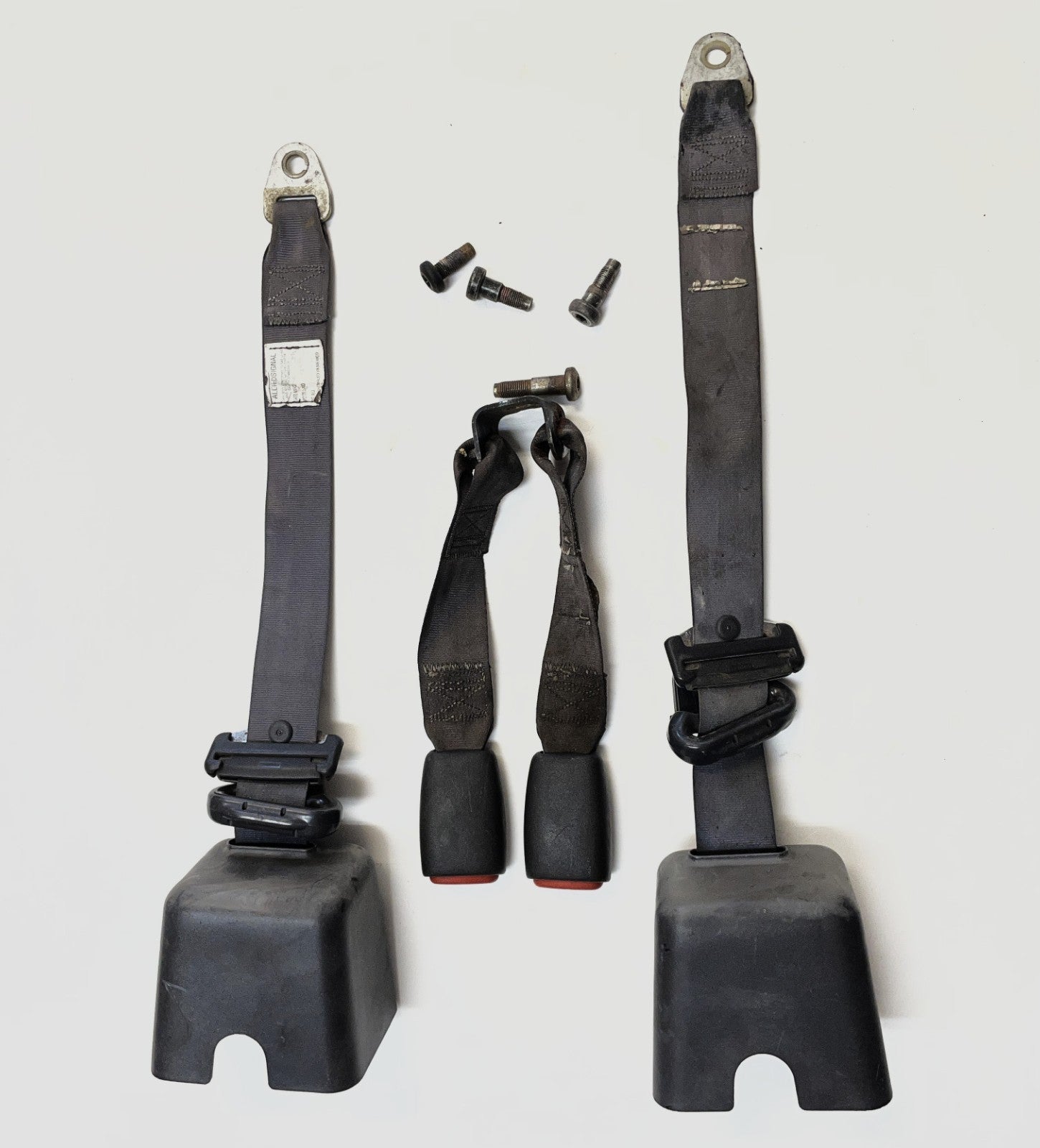 Jeep TJ rear seat belts fit 97-02 Wrangler shoulder belt female buckle back seat