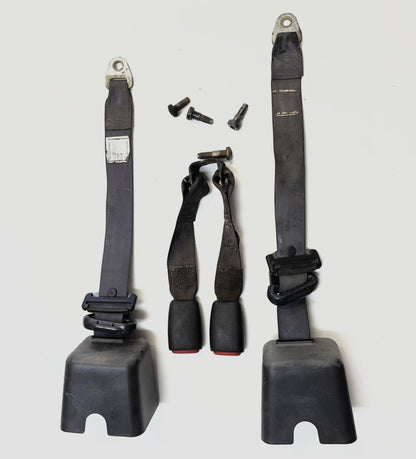 Jeep TJ rear seat belts fit 97-02 Wrangler shoulder belt female buckle back seat