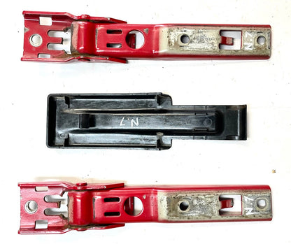 Jeep TJ Tailgate Hinges tail gate Hinge Set 04 05 06 Wrangler rear back red