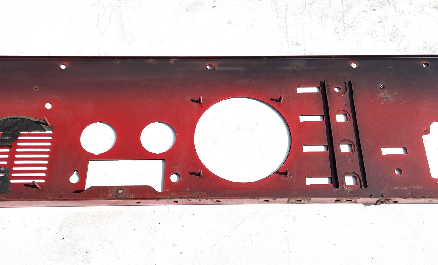 Jeep CJ gauge panel CJ5 CJ7 CJ8 metal dash board gauges red FREE SHIPPING