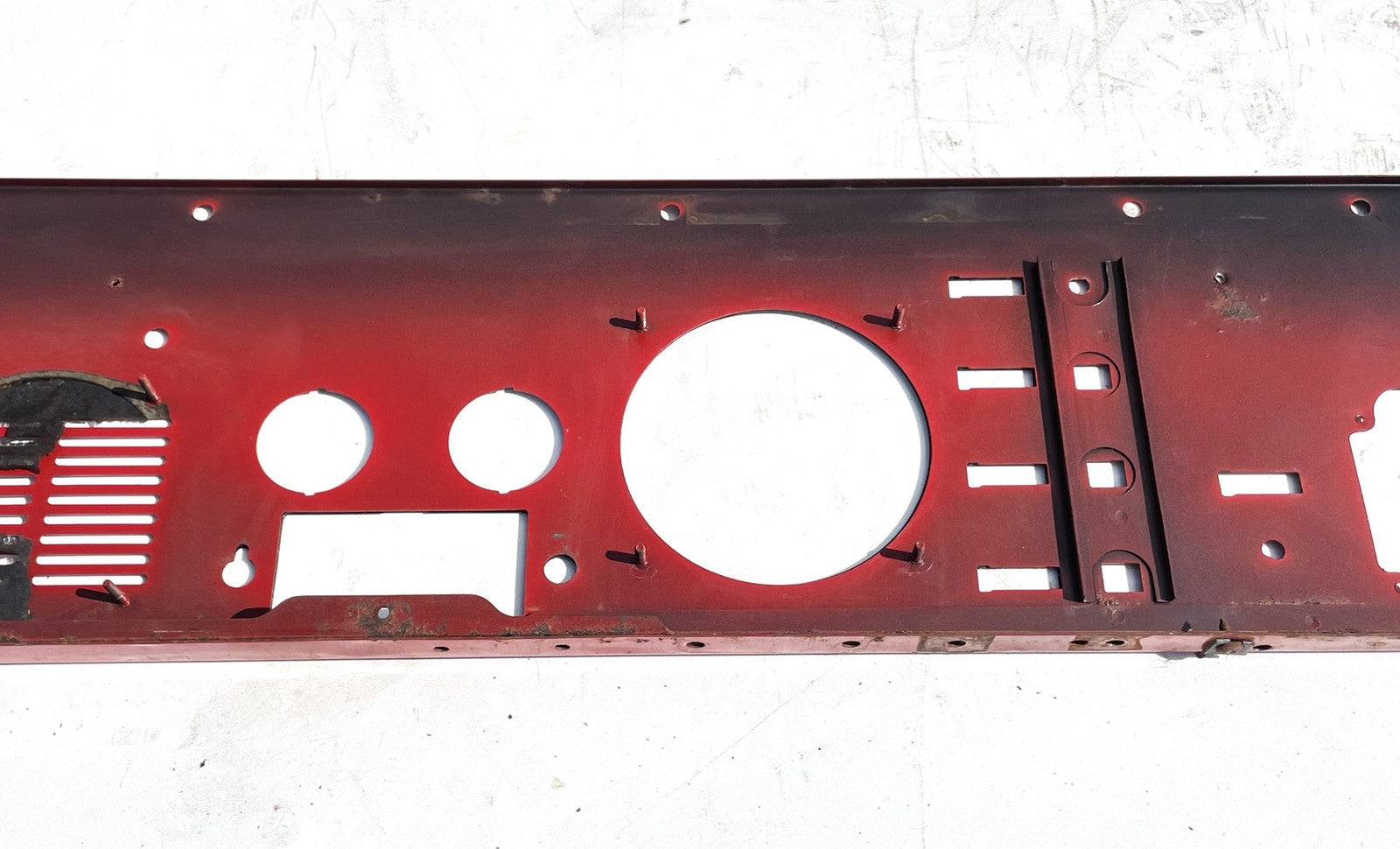 Jeep CJ gauge panel CJ5 CJ7 CJ8 metal dash board gauges red FREE SHIPPING
