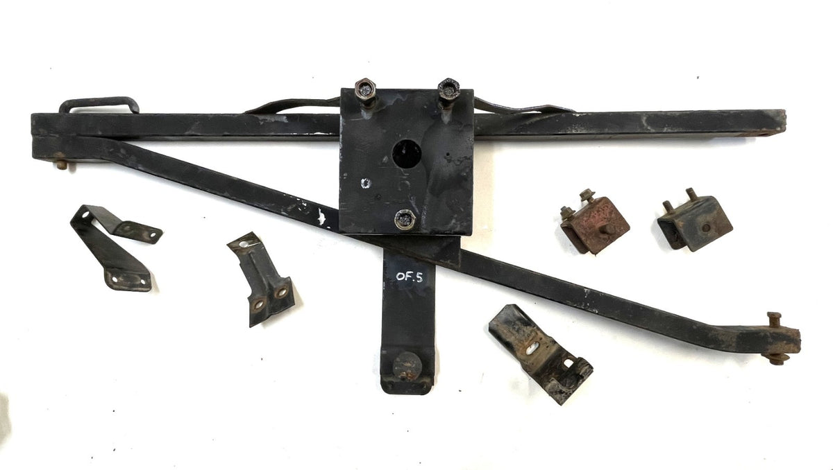 Jeep CJ Spare Tire Rack Carrier w/ Brackets CJ7 CJ8 Factory Swing Away FREE SHIP