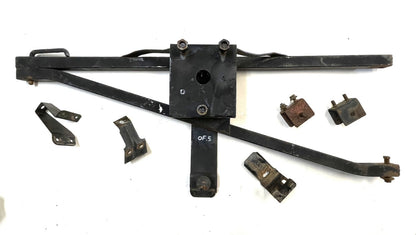 Jeep CJ Spare Tire Rack Carrier w/ Brackets CJ7 CJ8 Factory Swing Away FREE SHIP