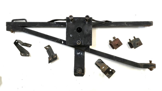 Jeep CJ Spare Tire Rack Carrier w/ Brackets CJ7 CJ8 Factory Swing Away FREE SHIP