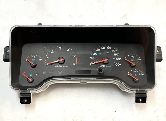 01-02 Jeep TJ Dash cluster gauges 56009170AF Wrangler gauge speedometer 125,000