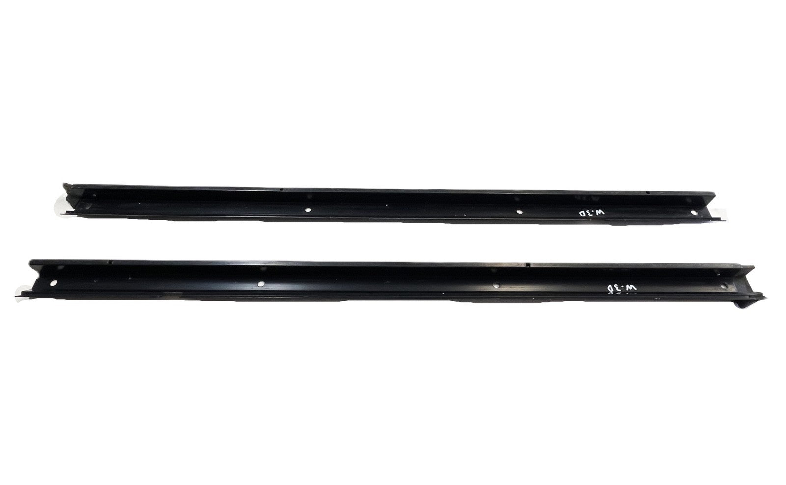 Jeep YJ Soft Top Side Channel Track Body Rails 87-95 Wrangler FACTORY FREE SHIP