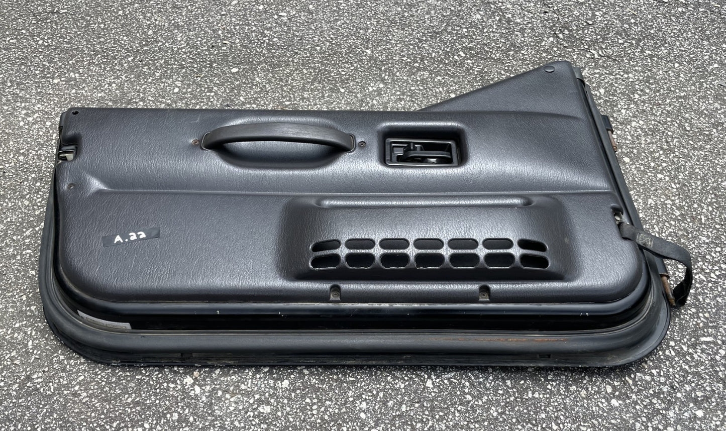 Jeep TJ Wrangler half doors black left right door fits 97-06 agate grey panels
