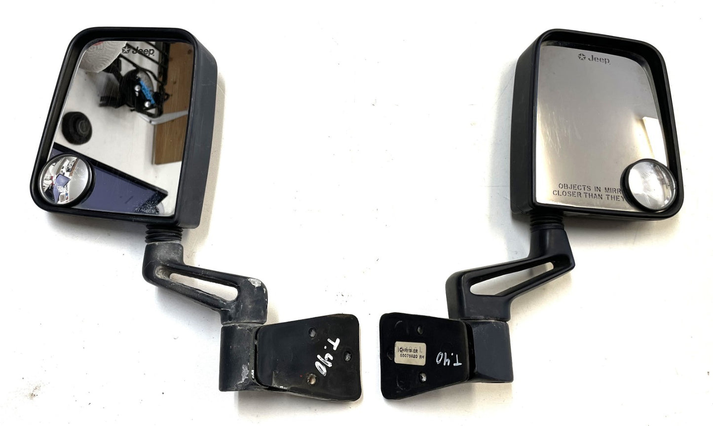 Jeep Wrangler YJ TJ Side Mirrors 87-06 Full Half Door Driver Passenger