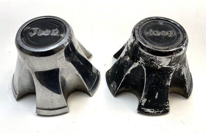 Jeep CJ Laredo back chrome wheel center caps CJ5 CJ7 CJ8 AMC cap centers