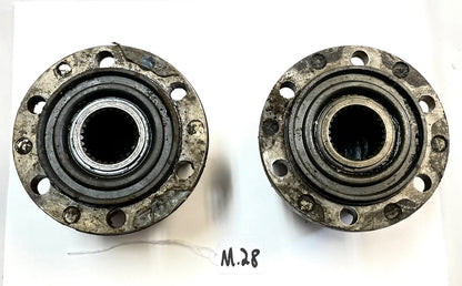 Jeep 6 bolt locking hubs CJ CJ5 CJ7 27 spline dana 30 front axle FREE SHIP