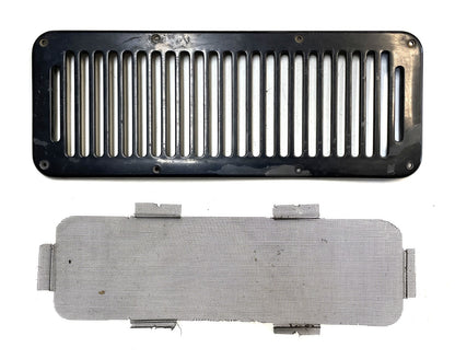 Jeep 8 Hole cowl vents w/ screen 87-95 YJ Wrangler black FREE SHIPPING