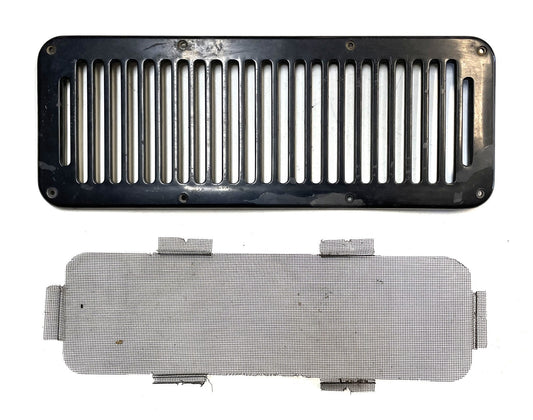 Jeep 8 Hole cowl vents w/ screen 87-95 YJ Wrangler black FREE SHIPPING