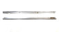 Jeep YJ CJ7 full hard door chrome retainer strip interior panel 81-95 pair