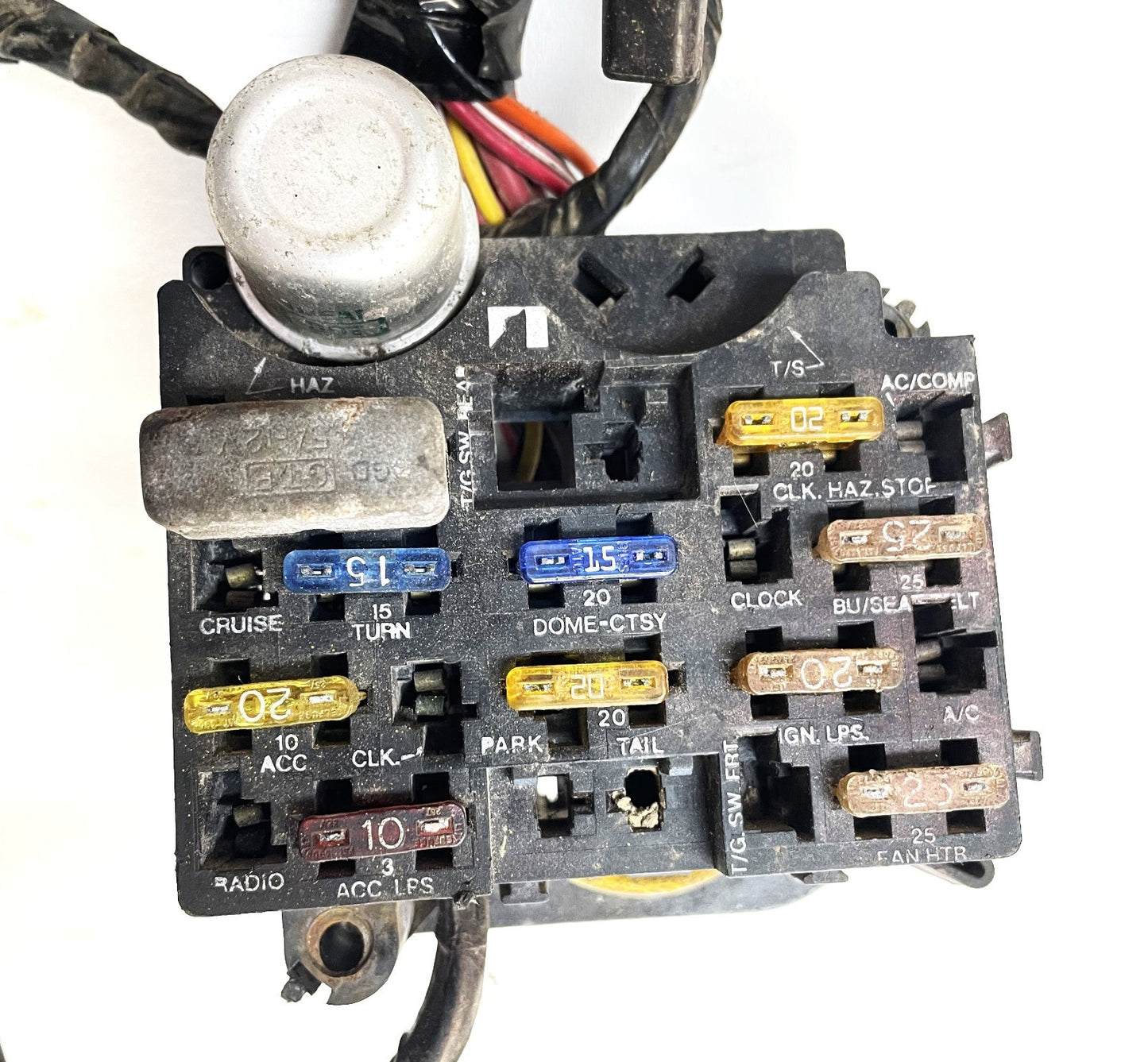 83-86 Jeep CJ Fuse block dash wire harness CJ5 CJ7 wiring gauge panel 4 PARTS